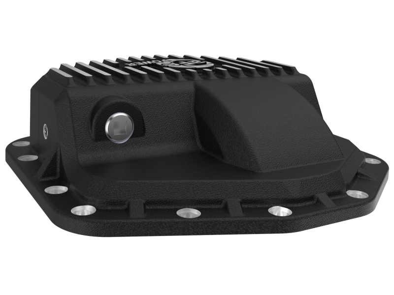 aFe POWER Pro Series Front Diff Cover Black w/ Machined Fins Ford F-250/350 23-26 (Dana M235) - Image 6