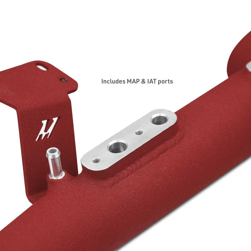 Mishimoto 2022+ Honda Civic 1.5T Intercooler Kit - Silver Intercooler - Red Pipes - Image 4