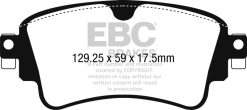 EBC 2018+ Audi S4 3.0T Bluestuff Rear Brake Pads - Image 3