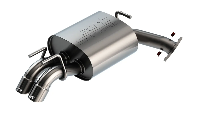 Borla 2025 Toyota Camry LE/XLE S-type Axle-Back Exhaust - 2.38in Stainless Turn Down Tips - Image 2