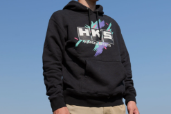 Alternative view of HKS HOODIE SUPER RACING BLACK XL