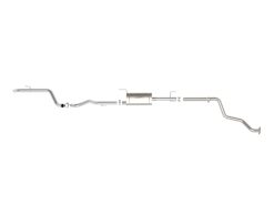 Alternative view of aFe 2024 Toyota Tacoma L4 2.4L MACH Force-Xp Hi-Tuck 2.5in 304 SS Steel Cat-Back Exhaust
