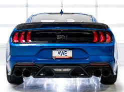 AWE Tuning 21-23 Ford Mustang Mach 1 SwitchPath Cat-Back Exhaust w/ Quad Diamond Black Tips - Image 5