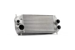 Alternative view of AMS Performance 2015+ Ford F-150 & Raptor 2.7L/3.5L EcoBoost Stock Loc. Intercooler (Silver w/ Logo)