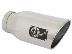 Alternative view of aFe 19-22 Ram Diesel Trucks L6-6.7L(td) Large Bore-HD 5in 409SS DPF-Back Exhaust System w/Pol Tip