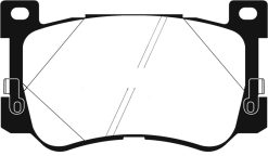EBC 2017+ Genesis G90 5.0L Greenstuff Front Brake Pads - Image 5