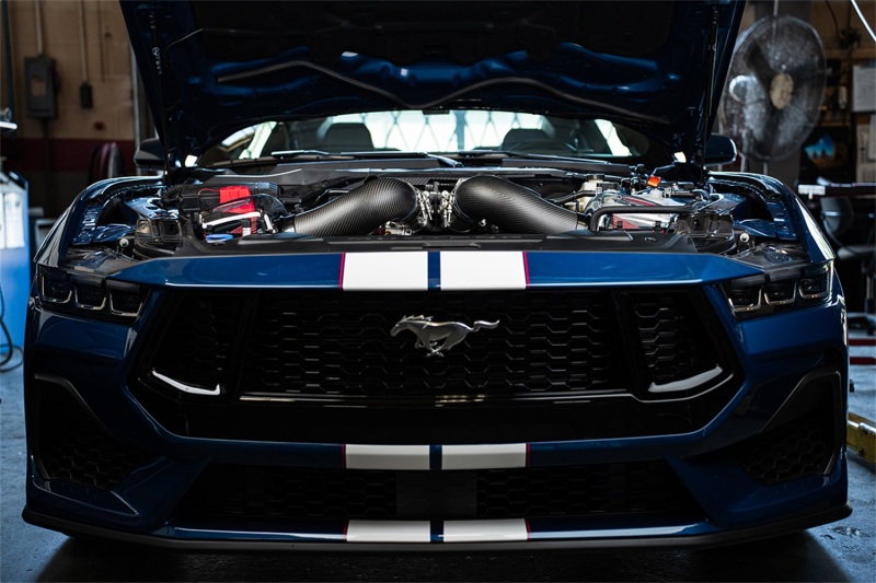 Corsa 24-25 Ford Mustang GT 5.0L V8 Carbon Fiber Cold Air Intake w/ DryTech Air Filters - Matte - Image 6