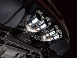 Alternative view of AWE Tuning 09-13 Chevrolet Corvette 6.2L Track Edition Axle-Back Exhaust w/ Chrome Silver Tips