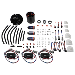DeatschWerks 09-24 Nissan GT-R R35 X3 Triple Pump Module w/ Triple DW810 Pumps and Controllers