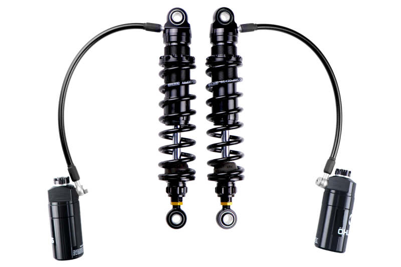 Ohlins 14-26 Harley FL Touring STX 36 Twin Blackline 13in Blk Reservoir Shocks 150lb - Max 500lb