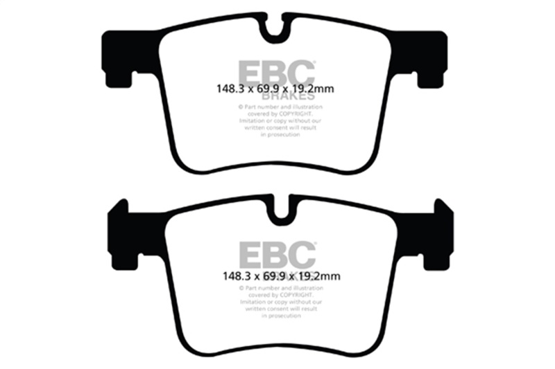 EBC 11+ BMW X3 2.0 Turbo (F25) Redstuff Front Brake Pads - Image 2