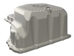 aFe GM Diesel Trucks 20-25 V8-6.6L L5P POWER Street Series Engine Oil Pan Raw w/ Machined Fins - Image 6
