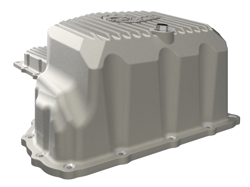 aFe GM Diesel Trucks 20-25 V8-6.6L L5P POWER Street Series Engine Oil Pan Raw w/ Machined Fins - Image 6