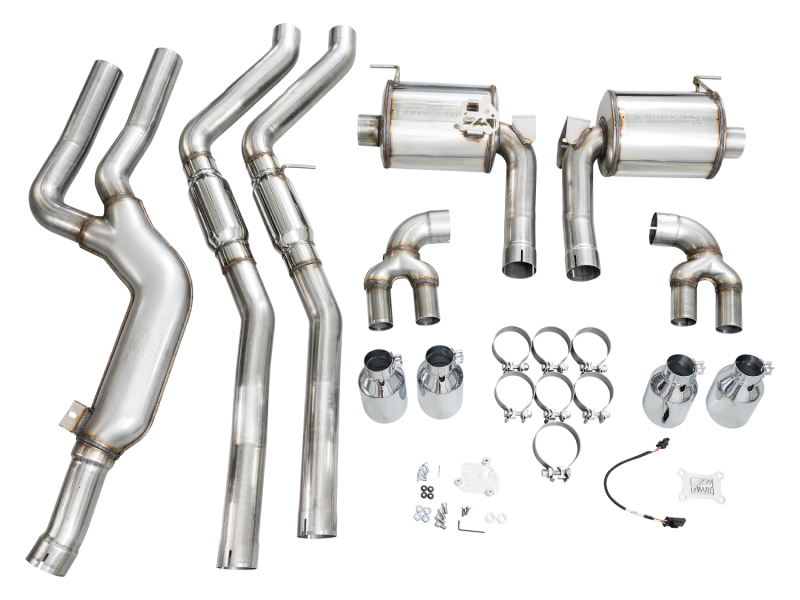 AWE Tuning 22-26 BMW M240i (G42) Touring Edition Exhaust - Chrome Silver Tips - Image 20
