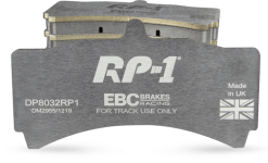 Alternative view of EBC Racing 15-17 Ford Mustang 3.7L RP-1 Race Front Brake Pads