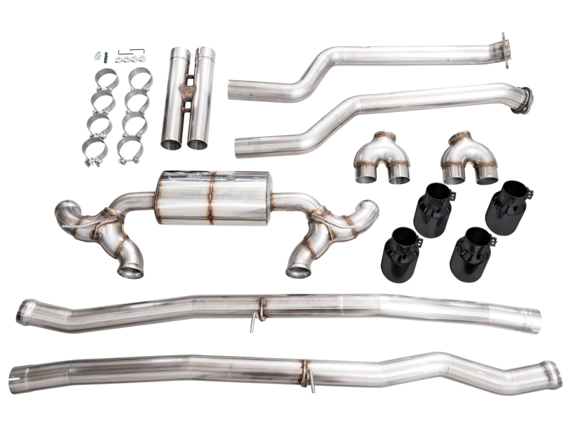 AWE Tuning BMW G90/G99 M5 Touring Edition Cat-Back Exhaust - Diamond Black Tips - Image 19