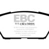 EBC 06-09 Ford Fusion 2.3 Redstuff Rear Brake Pads