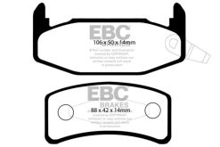 Alternative view of EBC 88-90 Buick Regal 2.8 Yellowstuff Rear Brake Pads