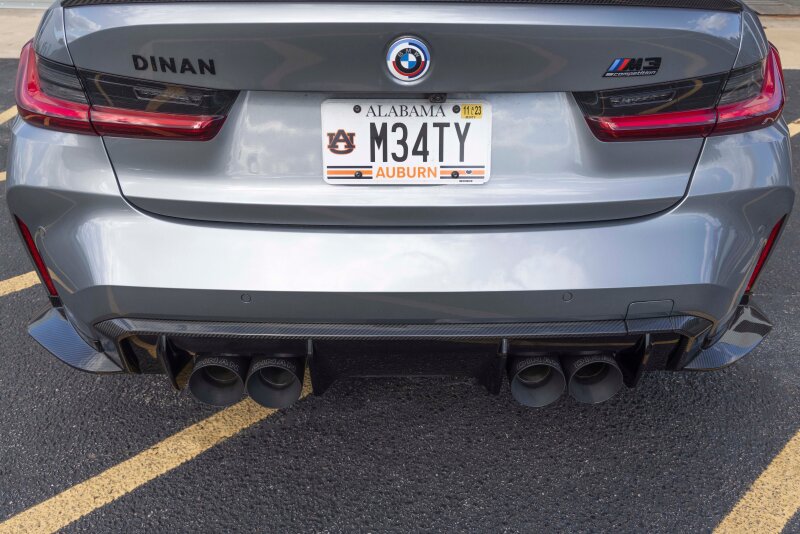 Dinan 21-27 BMW M3 (G80) Carbon Fiber Rear Side Splitters - Set - Image 6