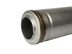aFe MACH Force-Xp Muffler 3 IN ID Center/Center x 5 IN Dia. x 14 IN L - Round Body - Image 4