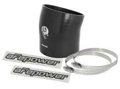 aFe Magnum FORCE Intake Coupling Kit (4-1/4 IN ID to 3-7/8 IN ID x 17 Deg.) Elbow Coupler - Black