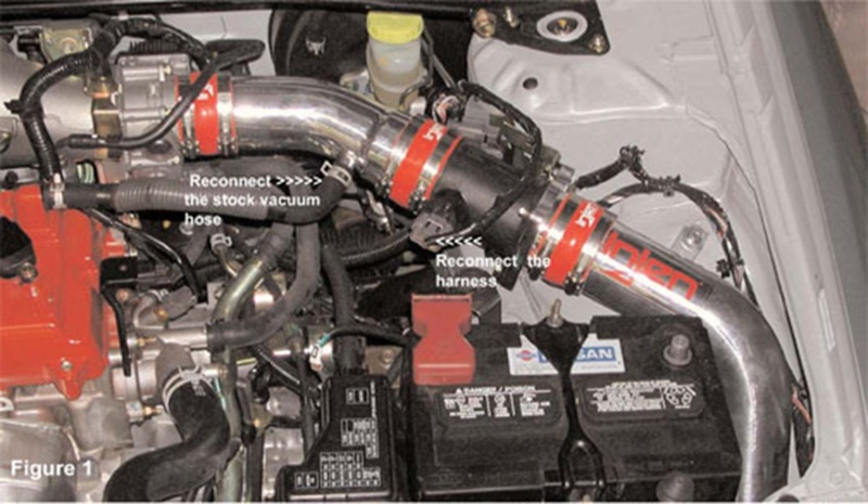 Injen 02-06 Nissan Sentra SER Spec V 2.5L (CARB 02-04 Only) Black Cold Air Intake **SPECIAL ORDER** - Image 6