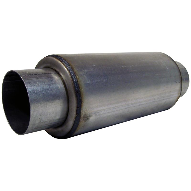 MBRP Universal Resonator 4 Inlet /Outlet 12 Body 18 Overall T304 - Image 3