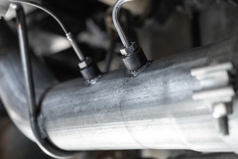 MBRP 2020+ GMC/Chevy 2500/3500 6.6L Duramax 4in Mand Bent Tubing Pro-Ser Cat Back Single Side - 304 - Image 3