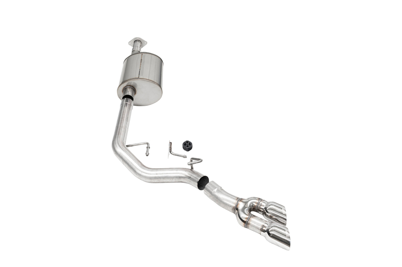 Corsa 15-20 Ford F-150 3.5L (145in WB) 3.0in Lightning Exit Catback w/ 3.5in Twin Polished Pro Tips