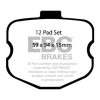 EBC Racing 06-13 Chevrolet Corvette (C6) Z06 7.0L SR-21 Sintered Race Front Brake Pads