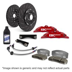 EBC Racing 92-00 BMW M3 (E36) Red Apollo-4 Calipers 355mm Rotors Front Big Brake Kit