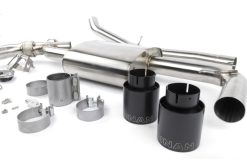 Dinan 17-24 Mini Cooper Clubman/Countryman S ALL4 (F54/F60) Valved Axleback Exhaust - Black Tips - Image 5
