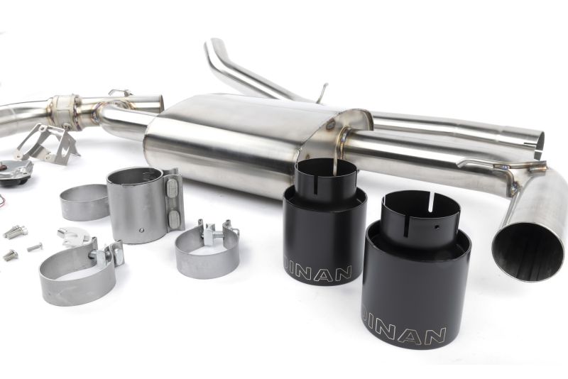 Dinan 17-24 Mini Cooper Clubman/Countryman S ALL4 (F54/F60) Valved Axleback Exhaust - Black Tips - Image 5