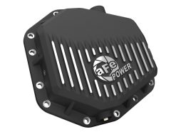 Alternative view of aFe Ford Bronco Raptor 22-25 V6-3.0L POWER Pro Series Rear Differential Cover Black w/ Machined Fins
