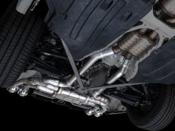 AWE Tuning 20-25 BMW X3 M/M Comp (F97) AWD SwitchPath Axle-Back Exhaust - Chrome Silver Tips - Image 12