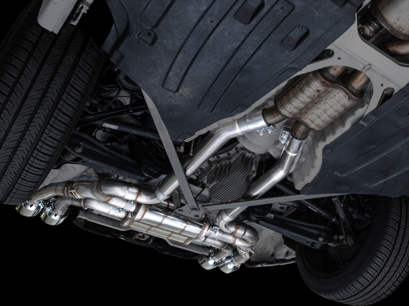 AWE Tuning 20-25 BMW X3 M/M Comp (F97) AWD SwitchPath Axle-Back Exhaust - Chrome Silver Tips - Image 12