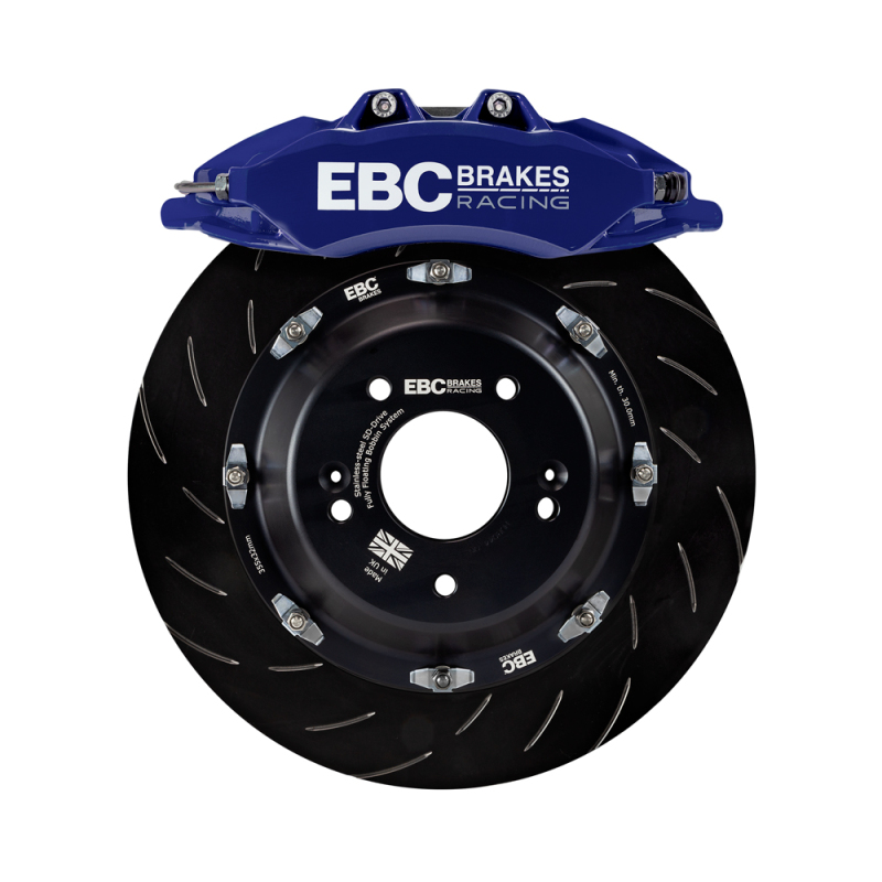 EBC Racing 92-05 BMW 3-Series E36/E46 Blue Apollo-6 Calipers 355mm Rotors Front Big Brake Kit - Image 2