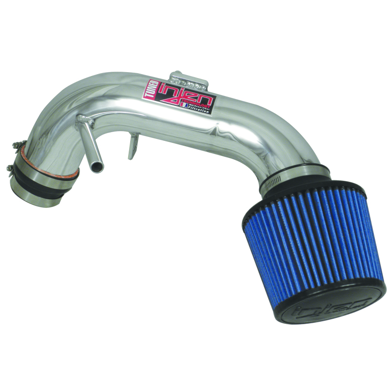 Injen 07-09 Toyota Camry 2.4L 4Cyl Polished Tuned Air Intake w/ Air Fusion/Air Horns/Web Nano Filter - Image 4