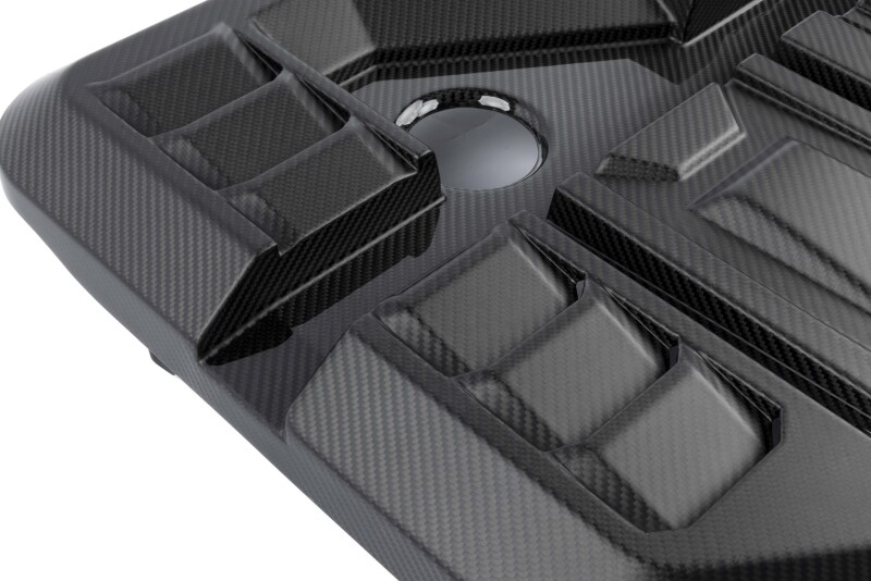 Dinan 21-27 BMW M2/M3/M4 (G80/G82/G87) Matte Carbon Fiber Engine Cover w/Gloss Accents - Image 6