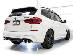 AWE Tuning 20-25 BMW X3 M/M Comp (F97) AWD SwitchPath Axle-Back Exhaust - Chrome Silver Tips - Image 3