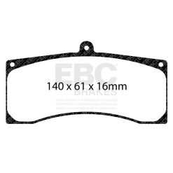 EBC Racing 18-22 Audi S1 Quattro (EKSRX Rallycross Racecar) SR-21 Sintered Race Front Brake Pads