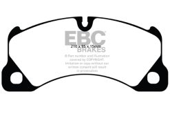 EBC 10+ Porsche Cayenne 3.0 Supercharged Hybrid Bluestuff Front Brake Pads - Image 3