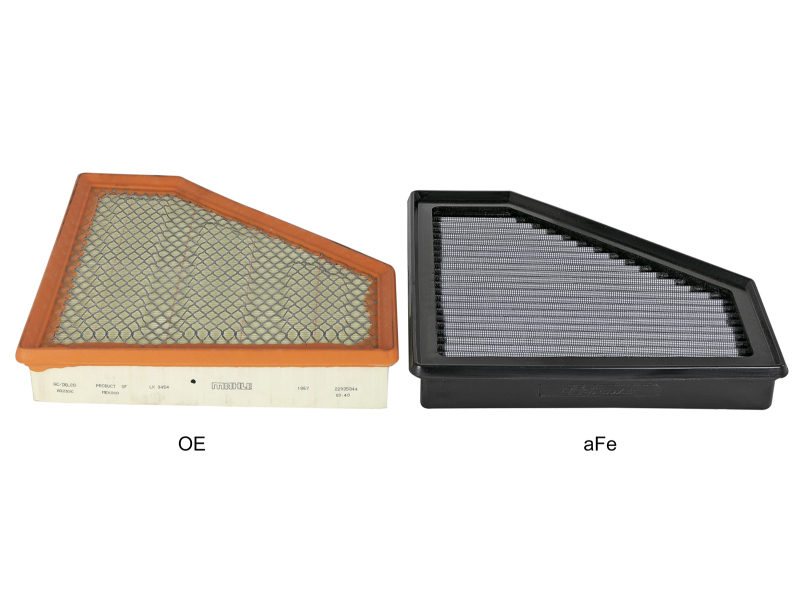 aFe Magnum FLOW OE Replacement Air Filter Cadillac CTS-V 16-19 V8-6.2L (sc) - Image 3
