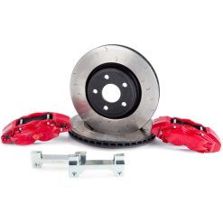 Alternative view of Alcon 2018+ Jeep JL 350x32mm Rotors 6-Piston Red Calipers Front Brake Upgrade Kit
