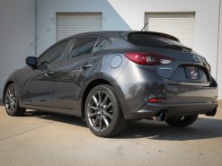 aFe Takeda 2-1/2in 304 SS Cat-Back Exhaust w/ Blue Flame Tips 14-18 Mazda 3 L4 2.0L/2.5L - Image 6