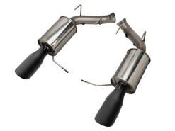 Roush 11-14 Mustang V6 Black Tip Axle Back Exhaust - Image 3