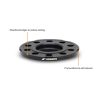 Mishimoto Wheel Spacers - 5x120 - 72.6 - 10 - M14 - Black