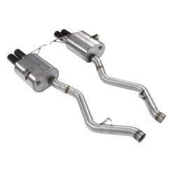 Dinan 08-13 BMW M3 (E92/E93) Free Flow Axleback Exhaust System - Black Tips - Image 4