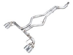 Alternative view of AWE Tuning 22-26 BMW M240i (G42) Track Edition Exhaust - Chrome Silver Tips
