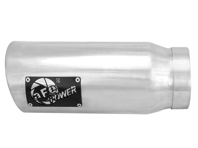 aFe MACH Force-Xp Universal Exhaust Tip 4 IN Inlet x 5 IN Outlet x 12 IN L - Image 3